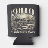 Ohio de Buckeye staat Blikjeskoeler (Achterkant)