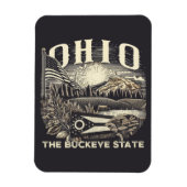 Ohio de Buckeye staat Magneet (Verticaal)