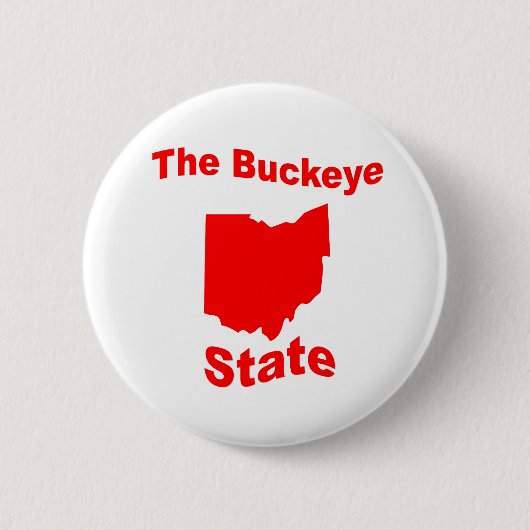 Ohio: De Buckeye-staat Ronde Button 5,7 Cm (Voorkant)