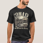 Ohio de Buckeye staat T-shirt (Voorkant)