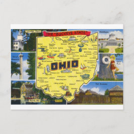 Ohio de Buckeye State Briefkaart
