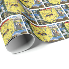 Ohio De Buckeye State vintage Cadeaupapier