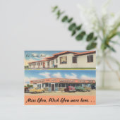 Ohio, Del Rancho Motel, restaurant Briefkaart (Staand voorkant)