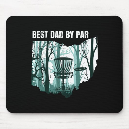 Ohio Disc Golf Vader Cool Ohioan Disk Frisbees Gol Muismat (Voorkant)
