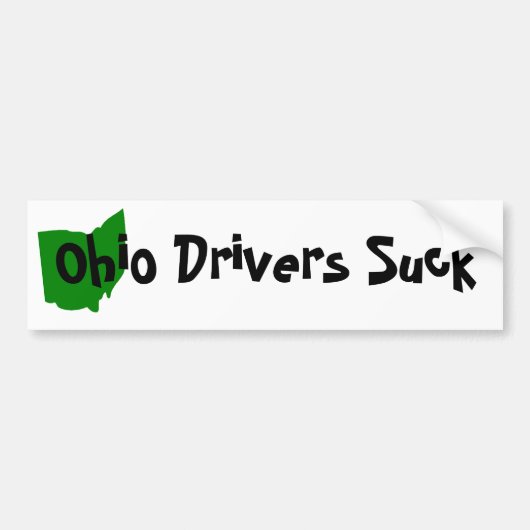 Ohio Drivers Suck Bumpersticker (Voorkant)