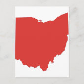 Ohio - een RED-staat Briefkaart (Voorkant)