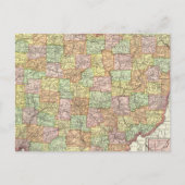 Ohio en Hamilton County Briefkaart (Voorkant)