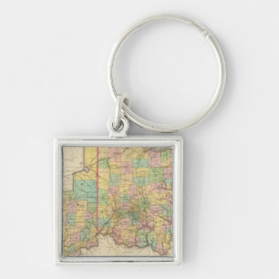 Ohio en Indiana Sleutelhanger