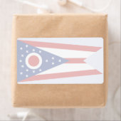 Ohio Faint Flag Verzendlabel (Insitu)