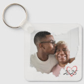 Ohio Familie Dagelijkse Momenten Koepel Sleutelhanger (Voorkant)