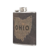 Ohio Faux Leather Monogrammed Heupfles (Links)