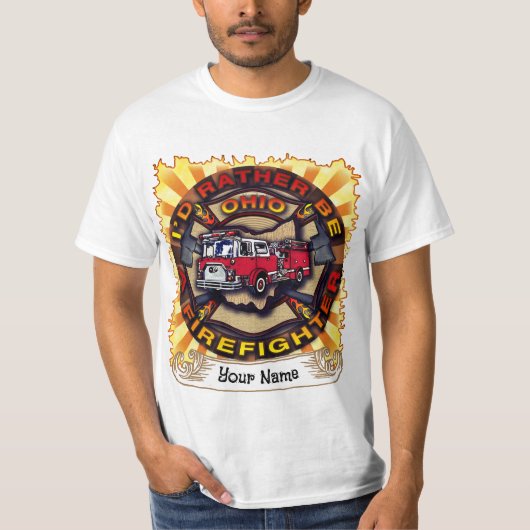 Ohio Firefighter t shirt (Voorkant)