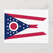 Ohio Flag Briefkaart (Voorkant)