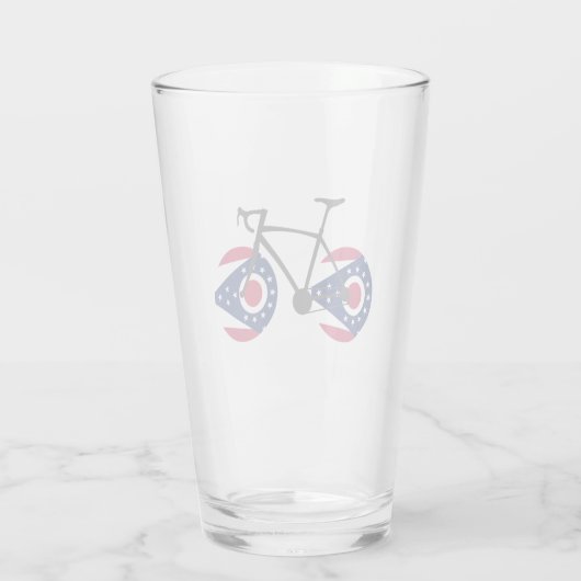 Ohio Flag Cycling Glas (Achterkant)