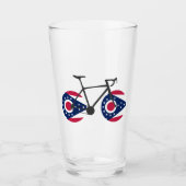 Ohio Flag Cycling Glas (Voorkant)