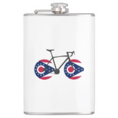Ohio Flag Cycling Heupfles (Voorkant)