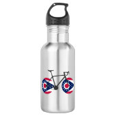 Ohio Flag Cycling Waterfles (Voorkant)