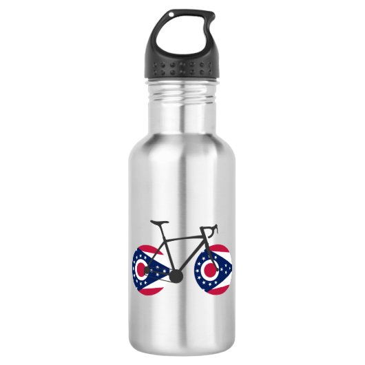 Ohio Flag Cycling Waterfles (Voorkant)