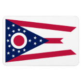 Ohio Flag Magneet (Horizontaal)