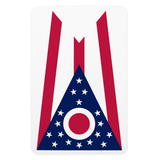 Ohio Flag Magneet (Verticaal)
