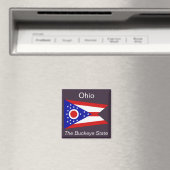 Ohio Flag Magnet (Insitu (Vaatwasser))