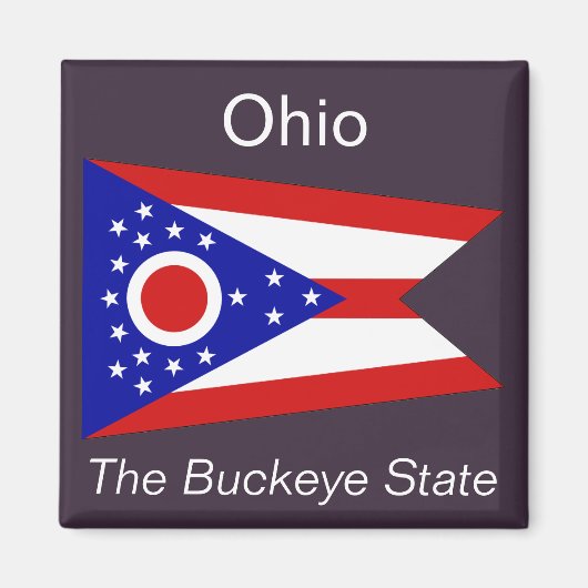 Ohio Flag Magnet (Voorkant)