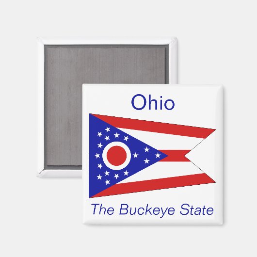 Ohio Flag Magnet (Voorkant / Achterkant)