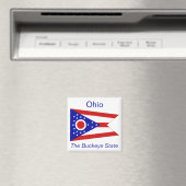 Ohio Flag Magnet (Insitu (Vaatwasser))