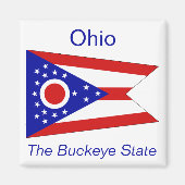 Ohio Flag Magnet (Voorkant)