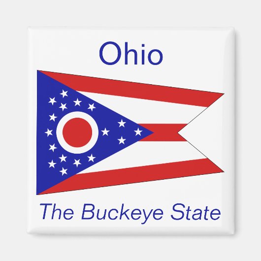 Ohio Flag Magnet (Voorkant)