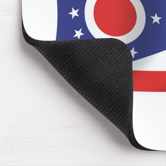 Ohio Flag Mousepad Muismat (Hoek)
