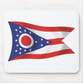 Ohio Flag Mousepad Muismat (Voorkant)