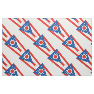 OHIO Flag Stof