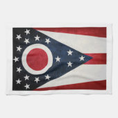 Ohio Flag Theedoek (Horizontaal)