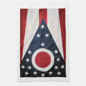 Ohio Flag Theedoek (Verticaal)