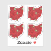Ohio Flower Sticker (Vel)