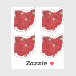 Ohio Flower Sticker