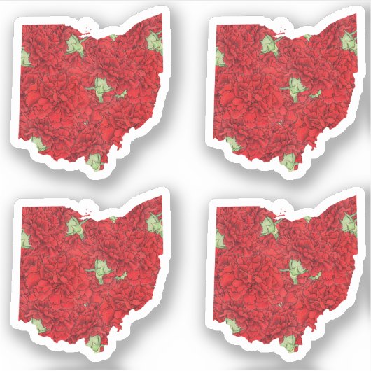 Ohio Flower Sticker (Voorkant)