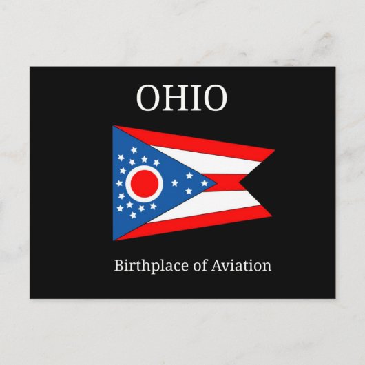 Ohio: Geboorteplaats van de luchtvaart Briefkaart (Voorkant)