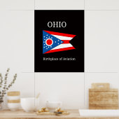 Ohio: Geboorteplaats van de Luchtvaart Poster (Keuken)