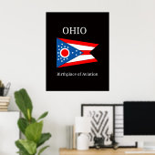 Ohio: Geboorteplaats van de Luchtvaart Poster (Thuiskantoor)