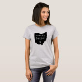Ohio Geboren en Getogen State T-shirt (Voorkant volledig)