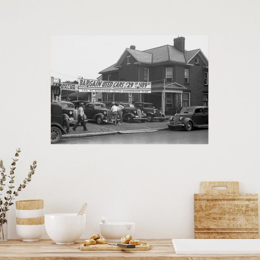 Ohio Gebruikte autopartij, 1938 Poster (Keuken)