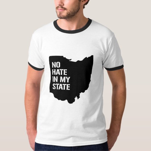 Ohio: Geen haat in mijn land T-shirt (Voorkant)