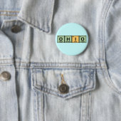 Ohio gemaakt van Elementen Ronde Button 5,7 Cm (In situ)