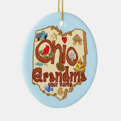 Ohio Grandma Keramisch Ornament (Rechts)