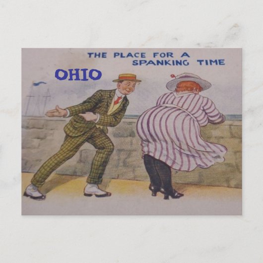 OHIO GRAPPIGE ANSICHTKAART BRIEFKAART (Voorkant)