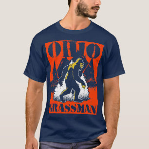 Ohio Grassman Funny Bigfoot Sasquatch 1 T-shirt