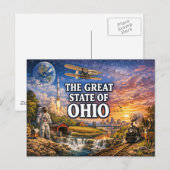 Ohio Greetings Postcard  Briefkaart (Voorkant / Achterkant)
