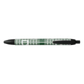Ohio Groen Gingham Zwarte Inkt Pen (Achterkant)